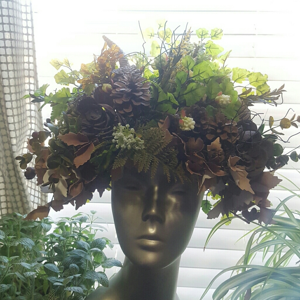 Festival Rave Halloween costume headdress gaia
